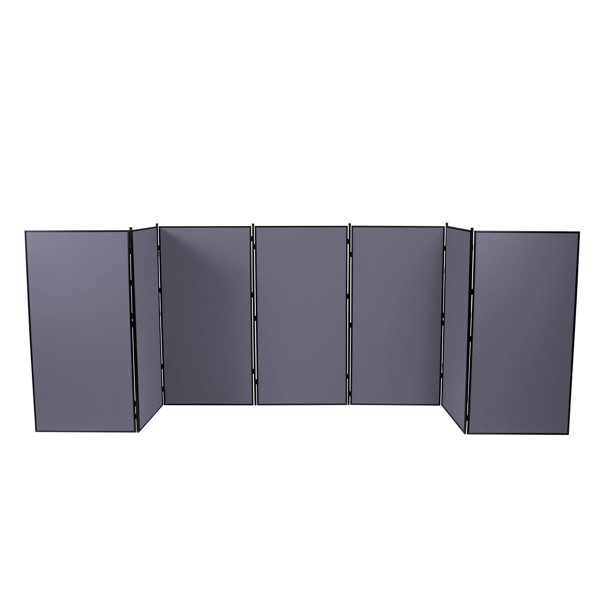 Jumbo Slimflex Exhibition Display 7 Panel Grey