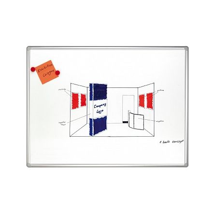 Whiteboard Pro enamel 120x90cm