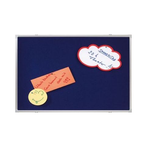 Felt Pinboard Xtra 120x120cm blue