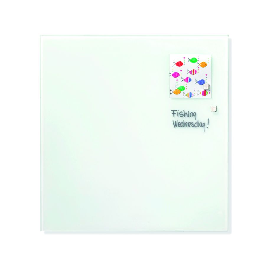 Franken Glassboard 120x120cm white