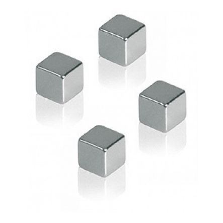 Neodymium Magnet 10mm Cube Pk4