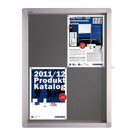 Glazed Case External Felt 12xA4 Gry