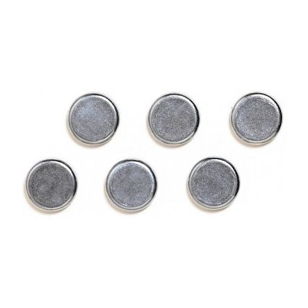 Chrome Magnet round 10mm Pk6
