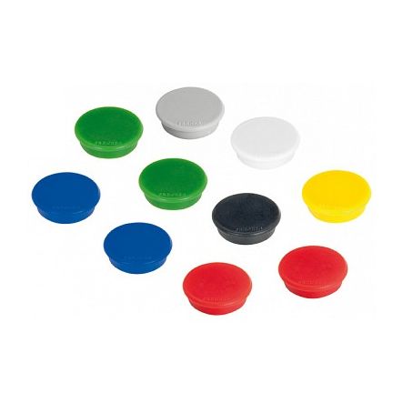 Magnet round 13mm Ast Pk10