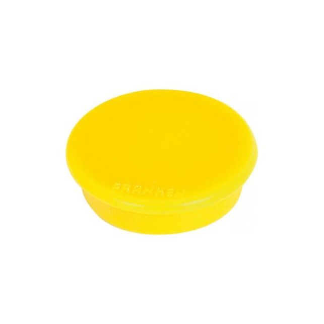 Magnet round 24mm yellow Bx10