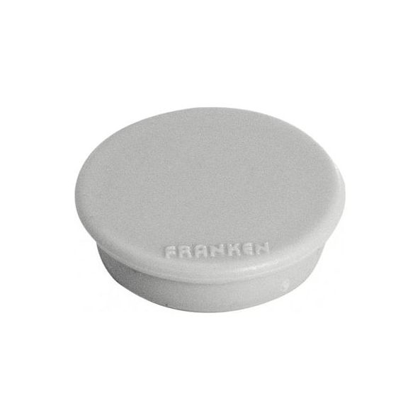 Magnet round 38mm grey Pk10