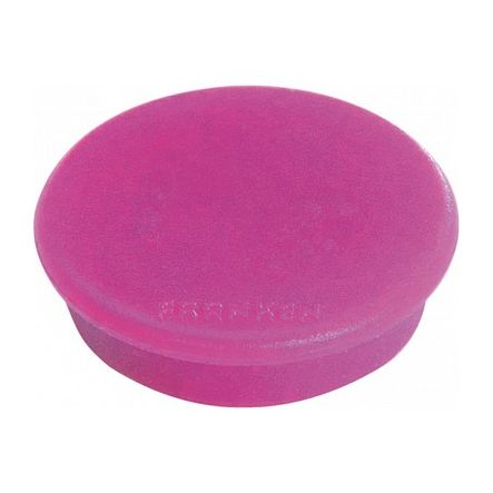 Magnet round 32mm pink Pk10