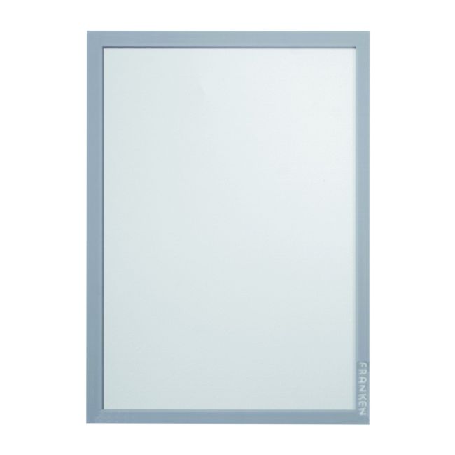 Document Holder Pro A4 Self-Adhesive Silver Pk2