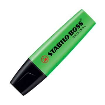 Boss Org Highlighter Green Bx10