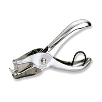 Single hole Punch Chrome 8 sheet
