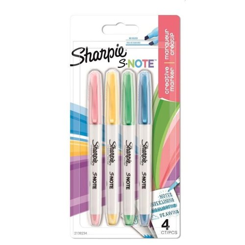 Sharpie S.Note Twin Tip Pens Pk4