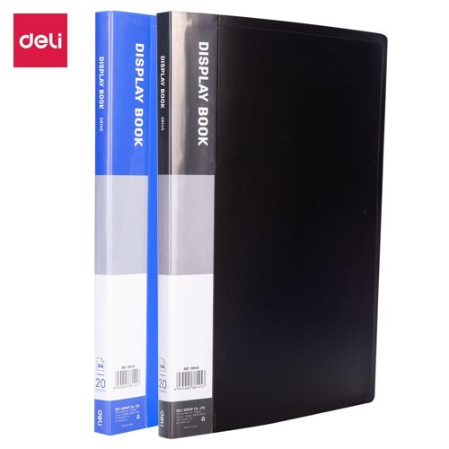 Deli Display Book 20 Pocket 2 Cols