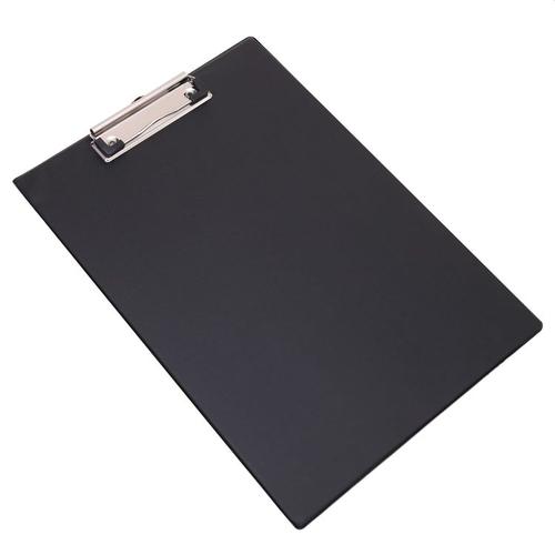 Deli Plastic Clipboard Single A4 Black - 105-3564