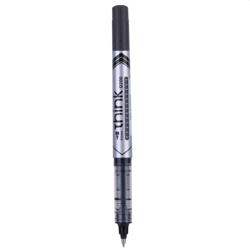 Deli Think Rollerball Pen 0.5mm Blk Bx12 - 105-6100