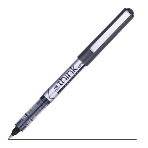 Deli Think Rollerball Pen 0.5mm Blk Bx12 - 105-6100