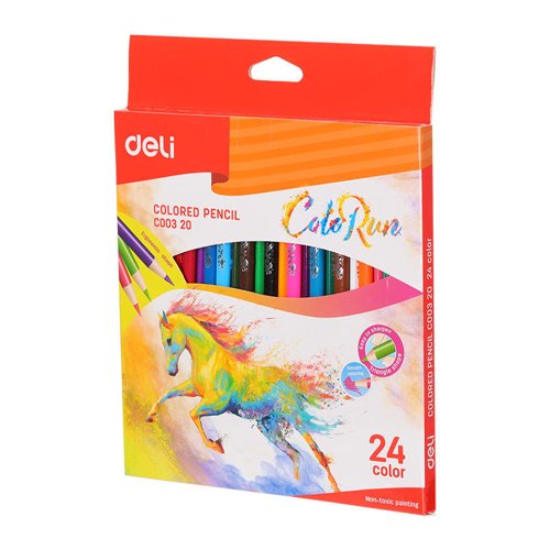 Deli Colorun Colour Pencils Pk24