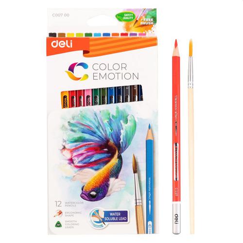 Color Emotion Water Colour Pencil Pk12