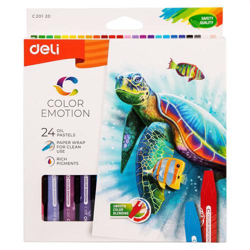 Color Emotion Oil Pastel 24 Colours