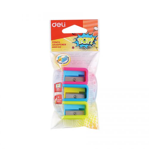 Deli Pop Pencil Sharpener 3 Pack