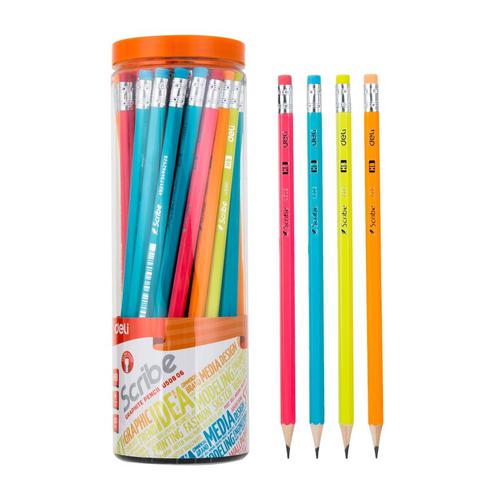 Deli HB Graphite Pencil Tub24 - 108-6054