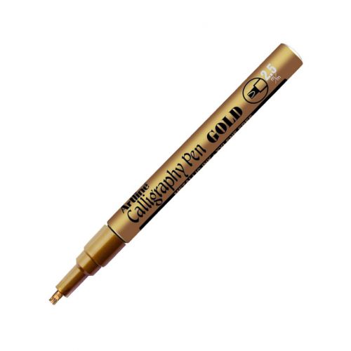 Artline Metallic Calligraphy Pen 2.5mm Gold