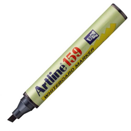 Artline 159 Dry Wipe Marker Chisel Black