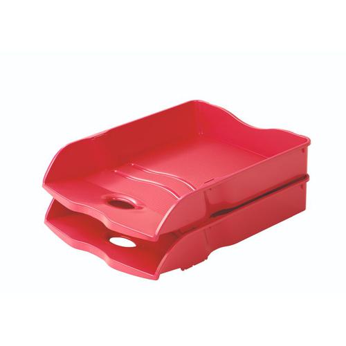 Han Re-Loop Letter Tray A4 Red - 122-2906