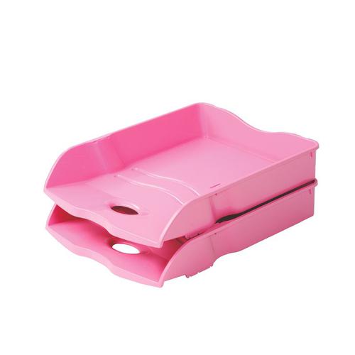 Han Re-Loop Letter Tray A4 Pink - 122-2908