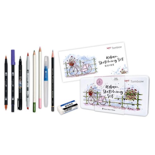 Tombow Urban Sketching Set 9 piece