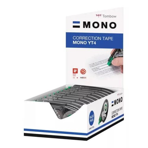 Mono YT4 Correction Tape 4.2mm carded