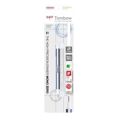 Mono Zero Eraser Pen & Refills Carded