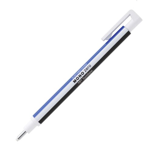 Mono Zero Eraser Pen Rnd tip Bu/Wh/Bk