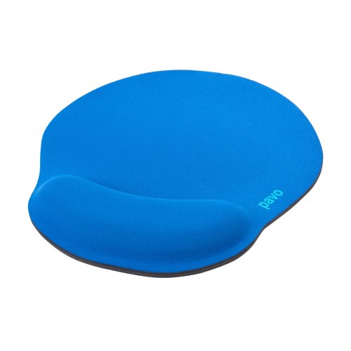 Pavo Mouse pad/wrist support foam Blue