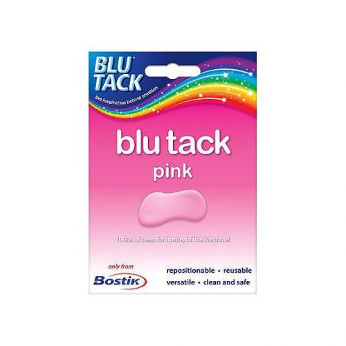 Bostik Blu-Tac Handy, Pink 60g
