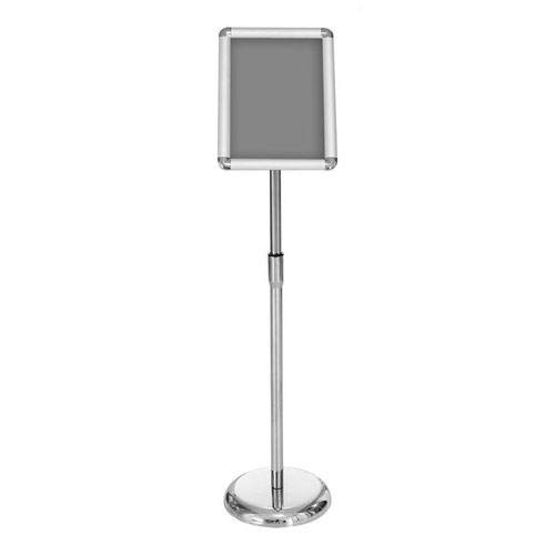 Silver A3 Lobby Stand adjustable