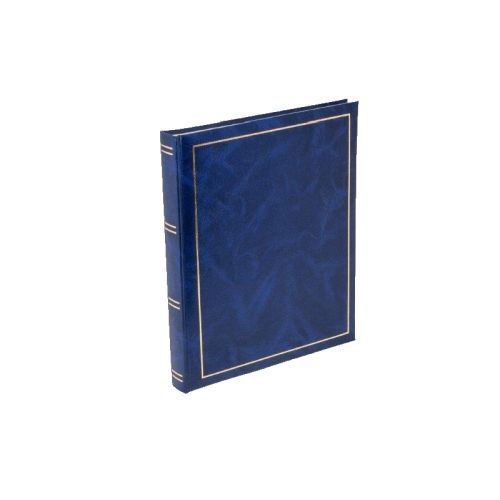Photo Album Traditional Leather Look Blue