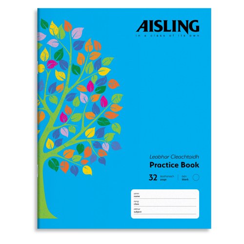 Aisling Junior Plain Jotter 32Pg Pk10