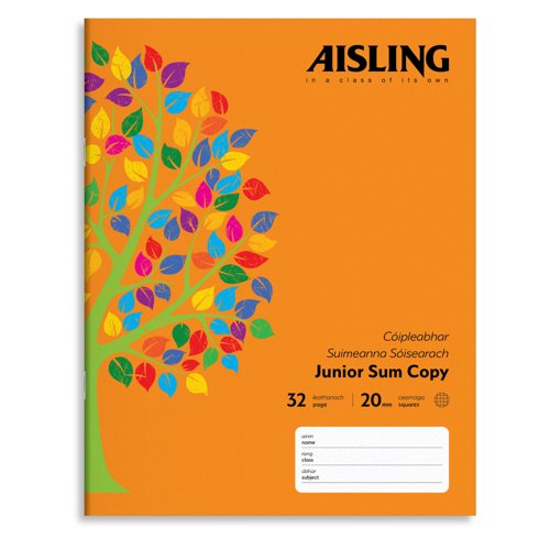 Aisling Junior Sum 20mm 32Pg Pk10