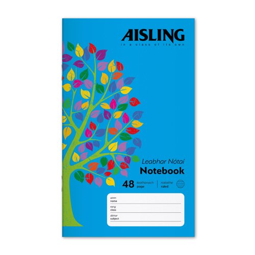 Aisling Notebook 160x100mm 48Pg Pk12
