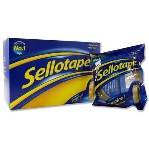 Sellotape Gold 18mm x 66m twin pack