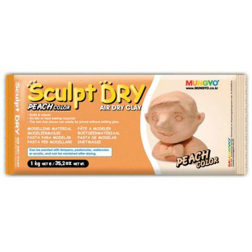 Sculpt-dry Air hardening clay, 1kg Peach