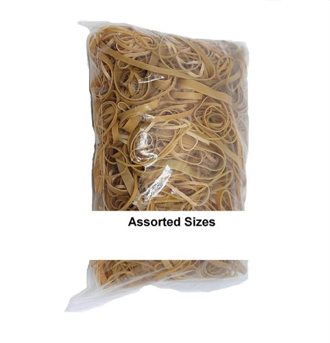Pembroke Rubber Bands Bag 454g Assorted
