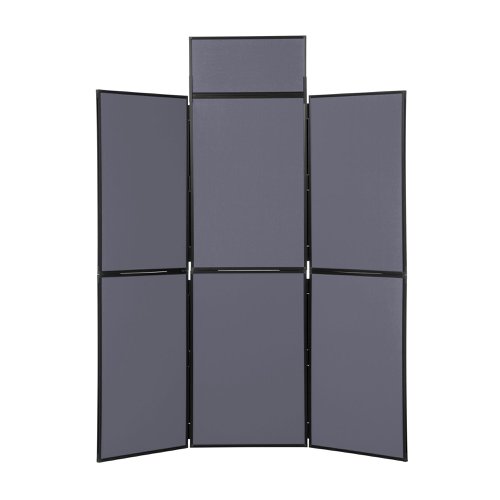 Folding Display Kit 6 Panel Grey