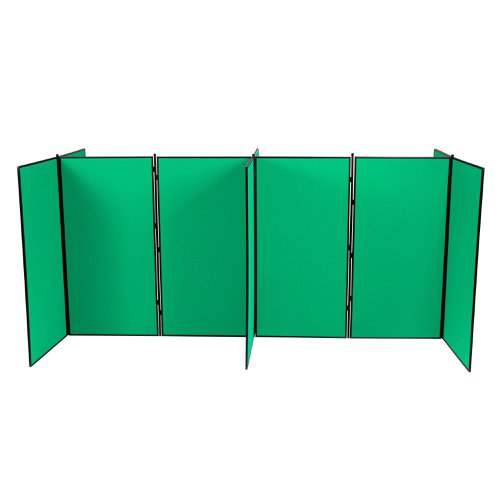 Jumbo Slimflex Exhibition Display 10 Panel Green