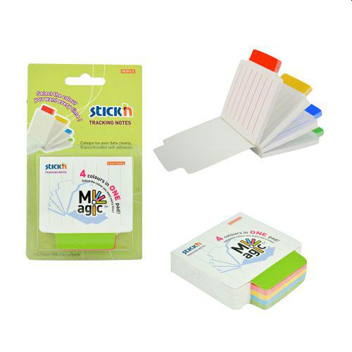 Magic Tracking Notes 70x70mm Pack 12