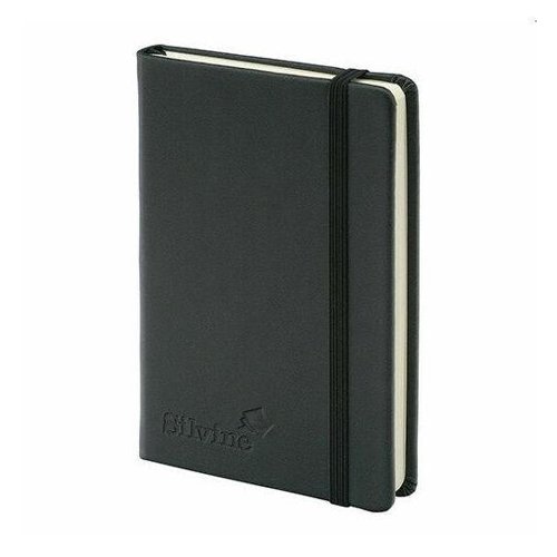 Silvine A6 Executive Soft Feel Notebook Black