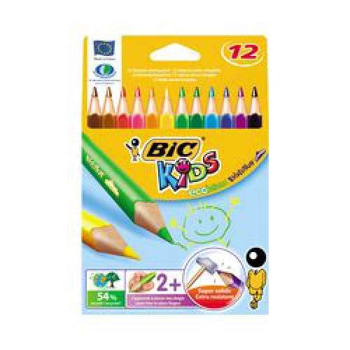 Bic Evolution Colouring Pencils 12 Ast Cols