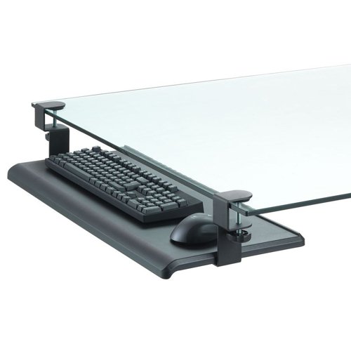 Exponent Desk Clamp Keyboard Tray Bk - 51207