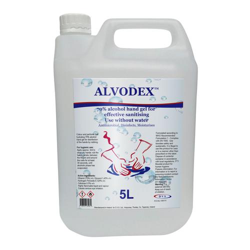 Alvodex Hand Sanitizer Gel 70% 5 Litre