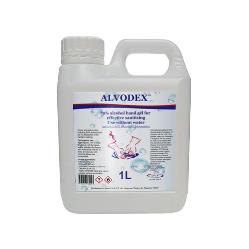 Alvodex Hand Sanitizer Gel 70% 1 Litre